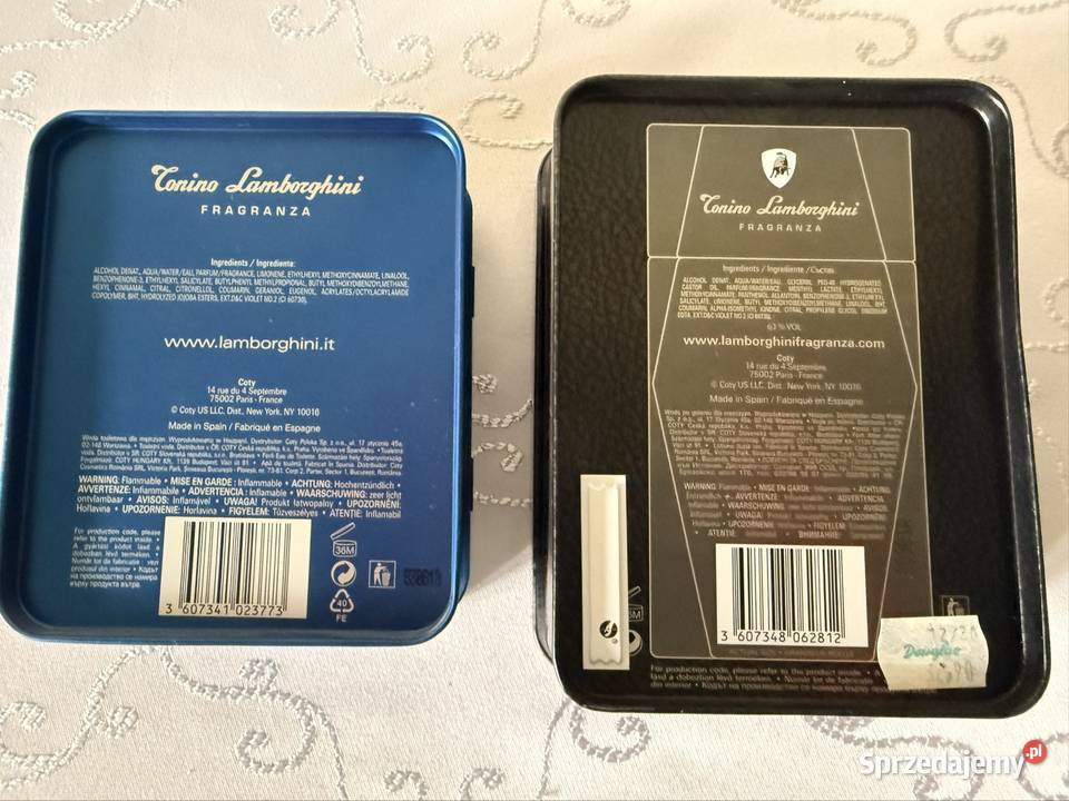 Puszki metalowe Tonino Lamborghini intenso Forza