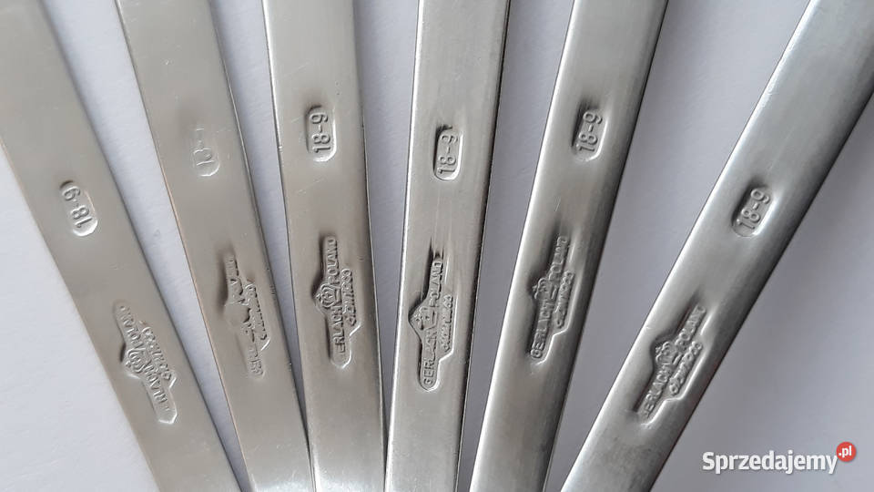 Łyżeczki do herbaty 2 KONWALIE Gerlach sztućce śląskie Dąbrowa Górnicza