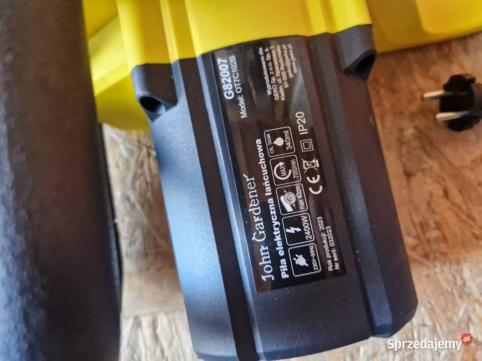 Piła elektryczna łańcuchowa Johyn Gardener 2400W