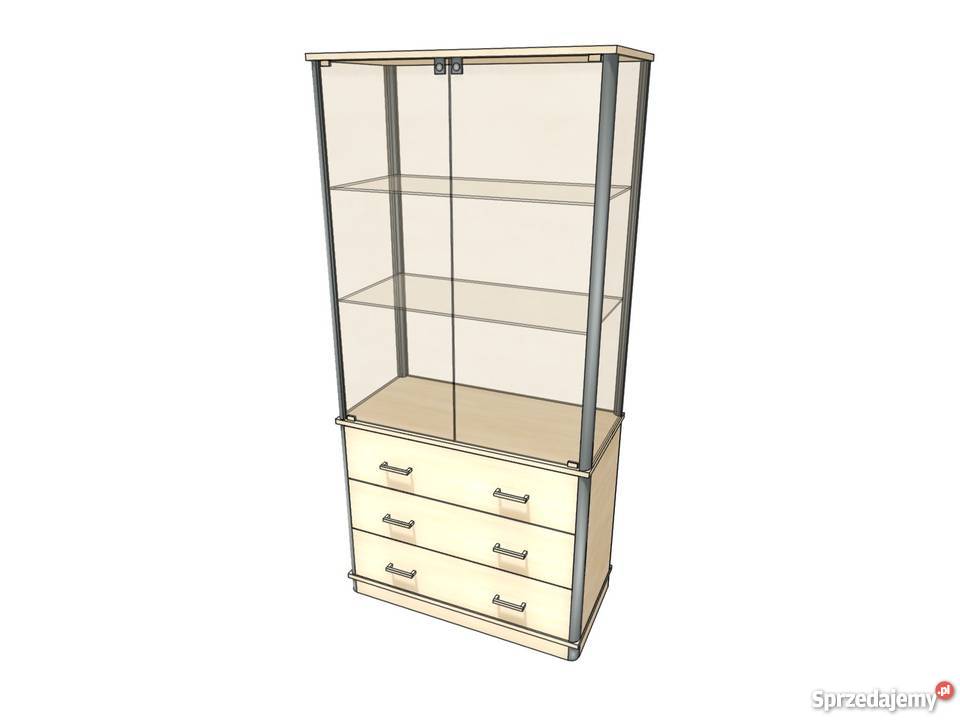 Oszklona gablota sklepowa meble sklepowe gabloty