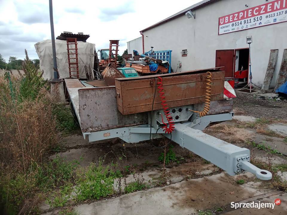 Przyczepa niskopodwoziowa toudem bliźniak 175 kujawsko-pomorskie Suchatówka