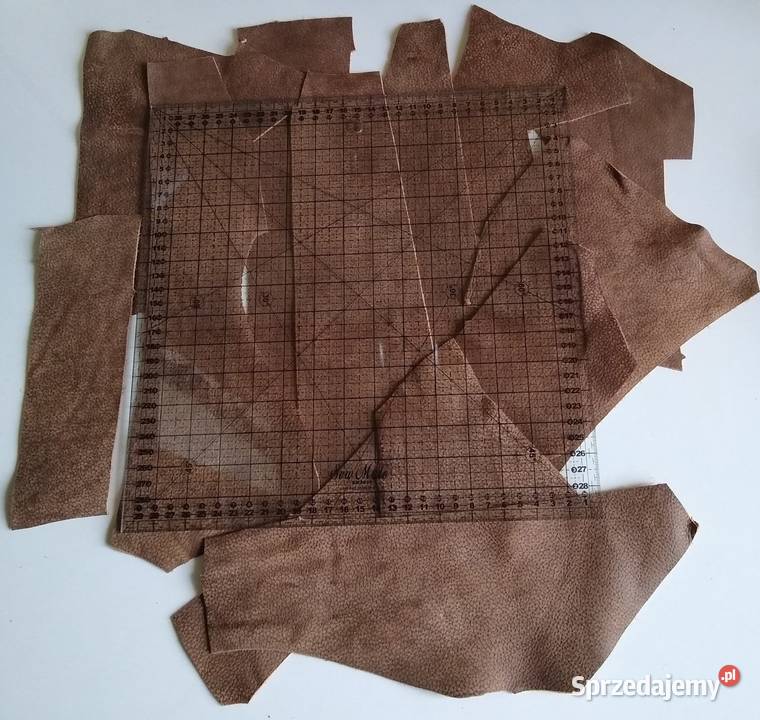 Skóra 300 g Naturalna Włoska Brązowy Postarzana Gdańsk