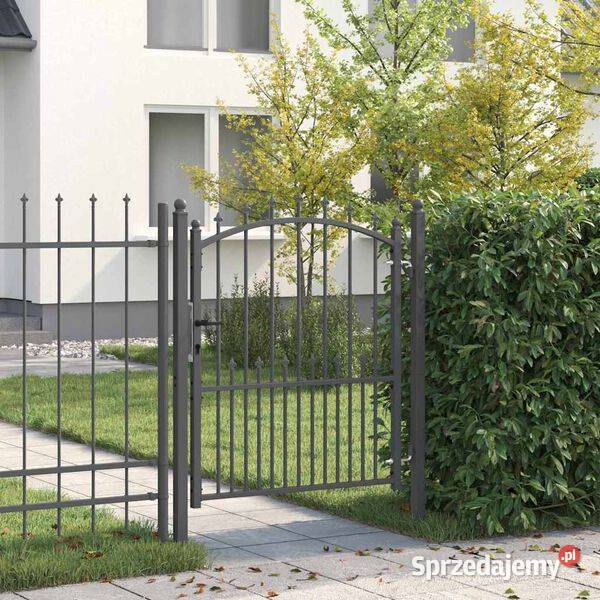 vidaXL Brama ogrodzeniowa z kolcami Z blokadą Warszawa sprzedam