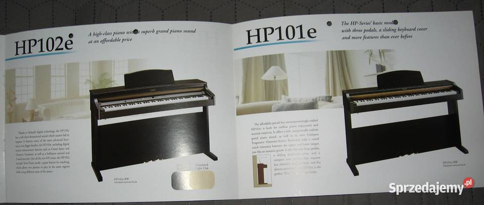 Roland digital pianos catalogs brochures pomorskie Kępice