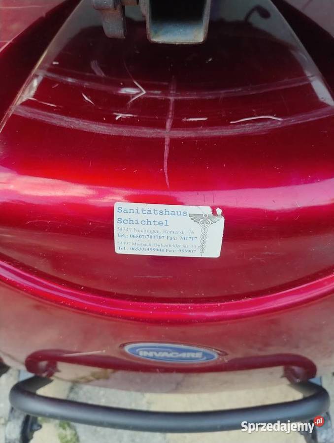 Skuter inwalidzki elektryczny Invacare Auriga 4 Wilczyn