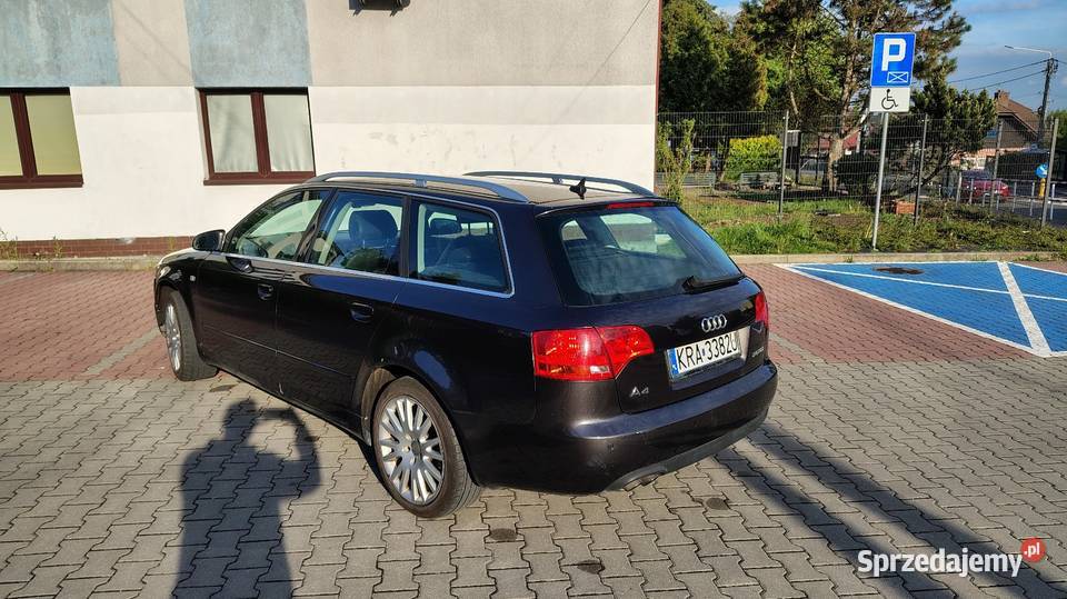 Audi A4 B7 20 TDI 140 2007r bogate wyposażenie czujnik parkowania małopolskie Rząska
