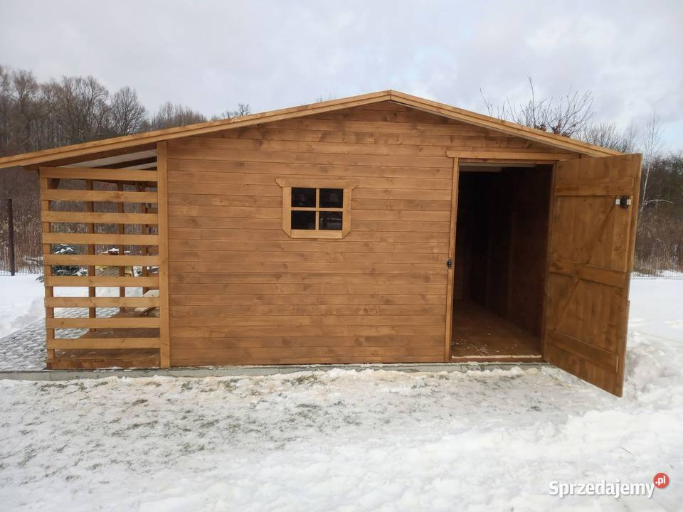 Domek narzędziowy ogrodowy 4x3 z drewutnią 06m opolskie Opole sprzedam