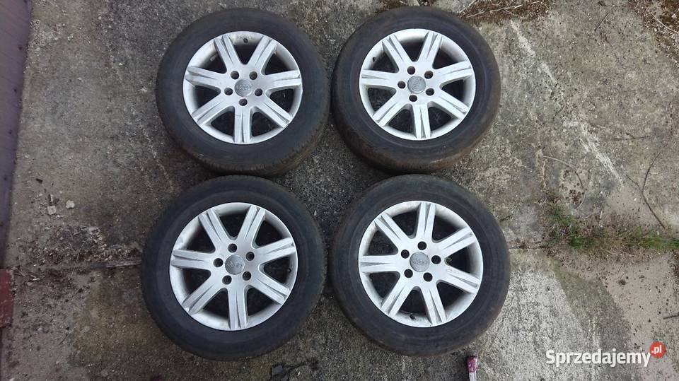 Komplet oryginalnych kół Audi Q7 2007r 75JX18H2
