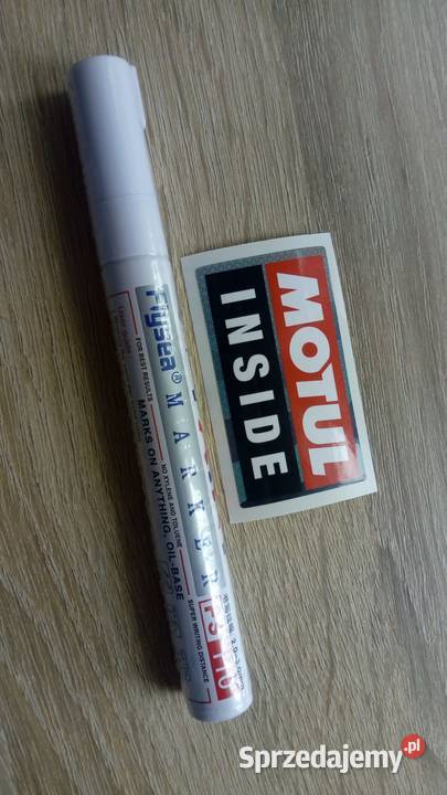MARKER do Opon BIAŁY Olejowy Pisak Motul Poznań