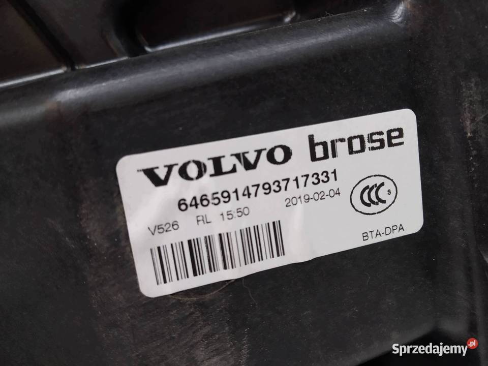 MECHANIZM SZYBY LEWY TYŁ 31349764 Volvo XC 90 II