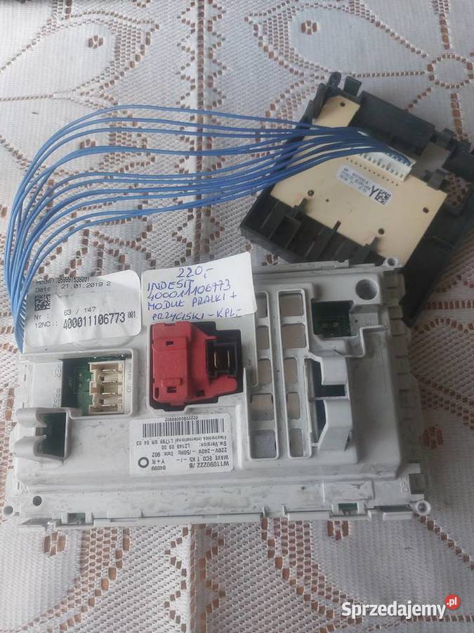 INDESIT 400011106773 MODUŁ PRALKI PRZYCISKI KPL