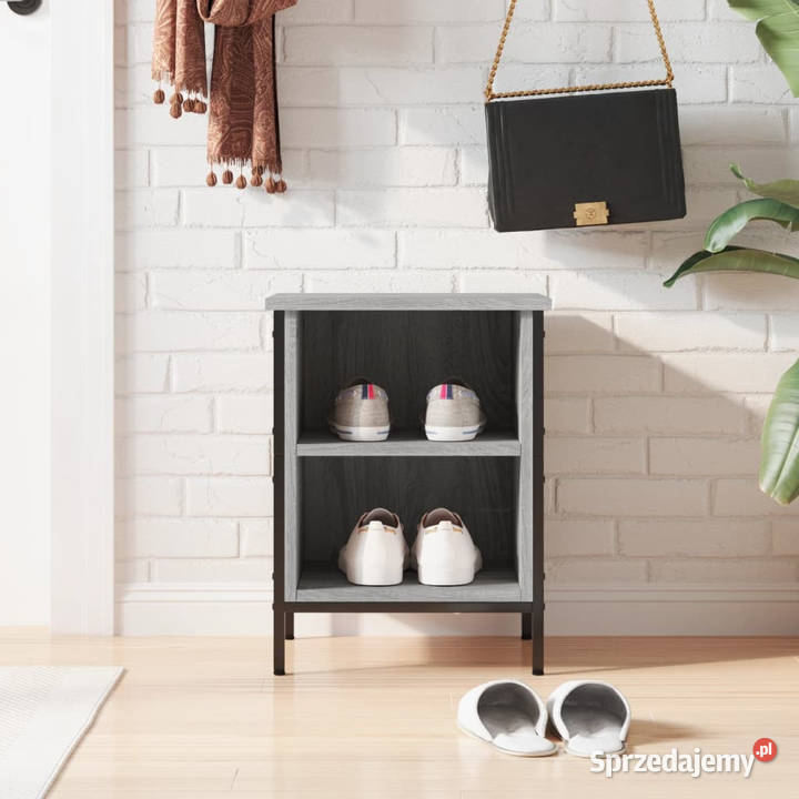 Szafka na buty szary dąb sonoma 38x35x50 mazowieckie Warszawa