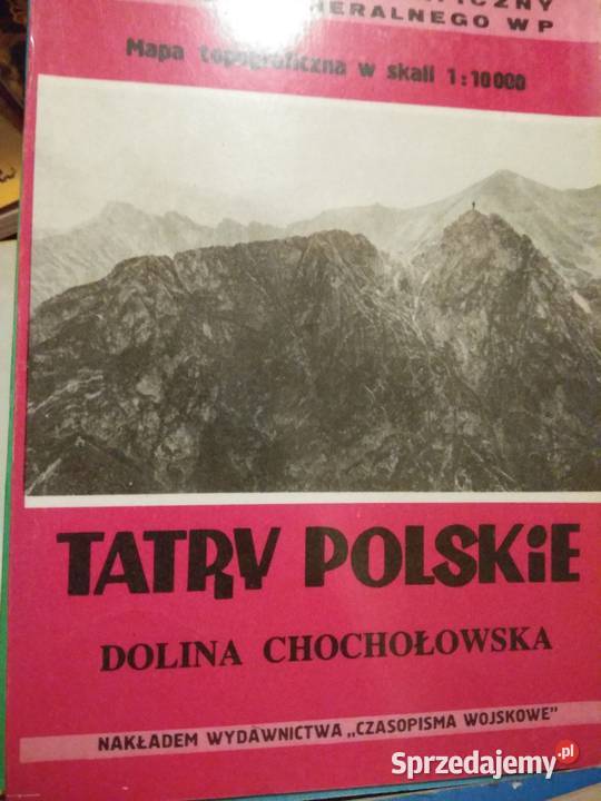 Dolina Chochołowska Tatry polskie mapa Warszawa