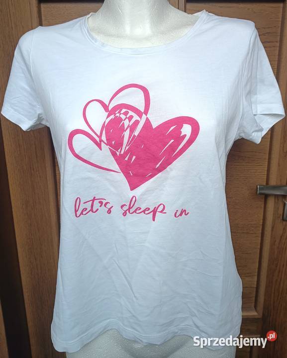 Lets sleep in Biała Esmara tshirt koszulka 3638 małopolskie Zbylitowska Góra
