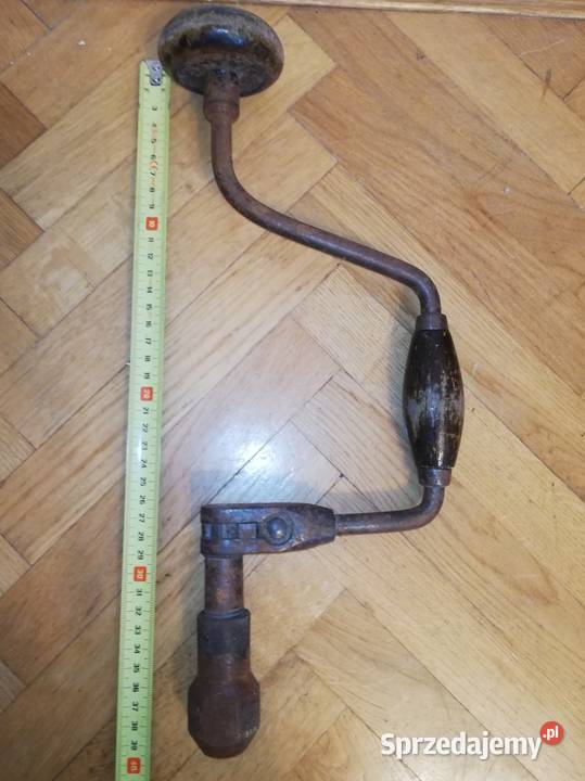 Stara wiertarka ręczna bezprądowa Retro Vintage Warszawa