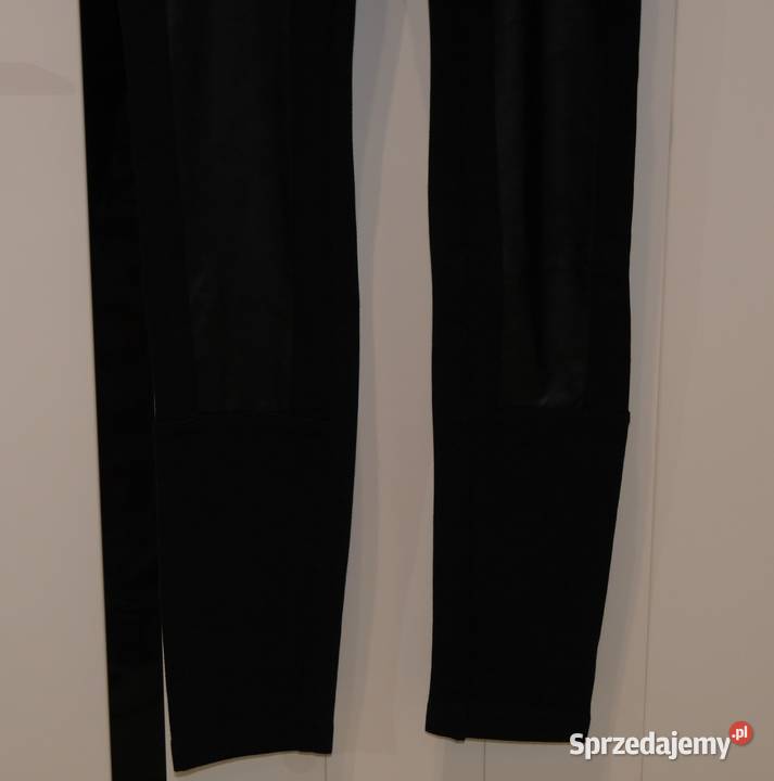 Gina Tricot legginsy skórkowe wstawki 36 S Wrocław