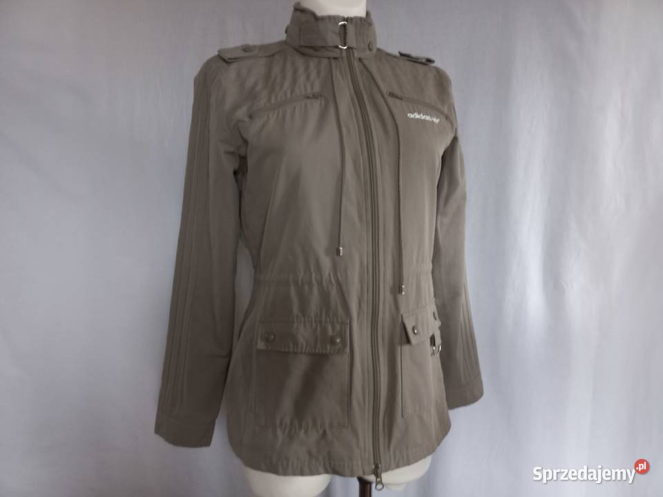 KURTKA damska ZIELONA Adidas r 38 Kaptur NOWA zielony podlaskie Białystok