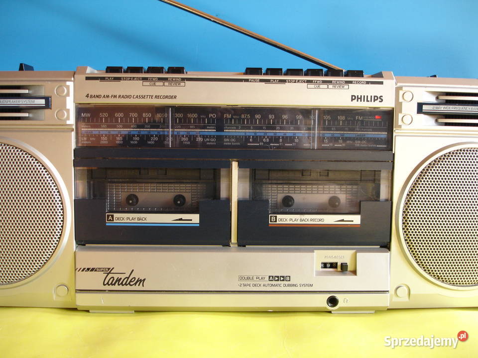 Radiomagnetofon PHILIPS D833400 Tandem Zielona Góra