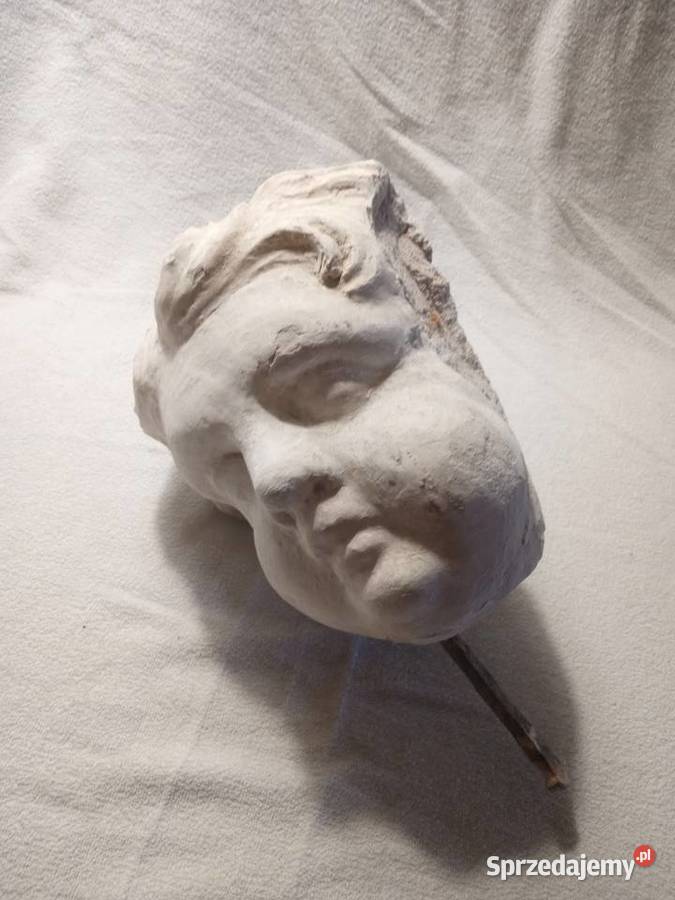 Głowa chłopca fragment dekoracji pałacowej łódzkie Konstantynów Łódzki