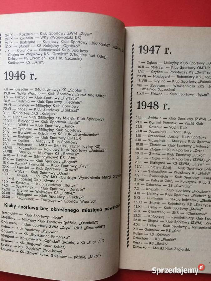 145 Pierwsze Dni Szczecińskiego Sportu Antykwariat Szczecin