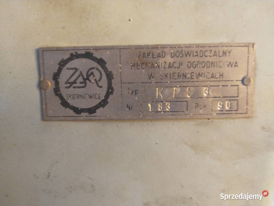 Kombajn porzeczkowy całościowy KPS 3