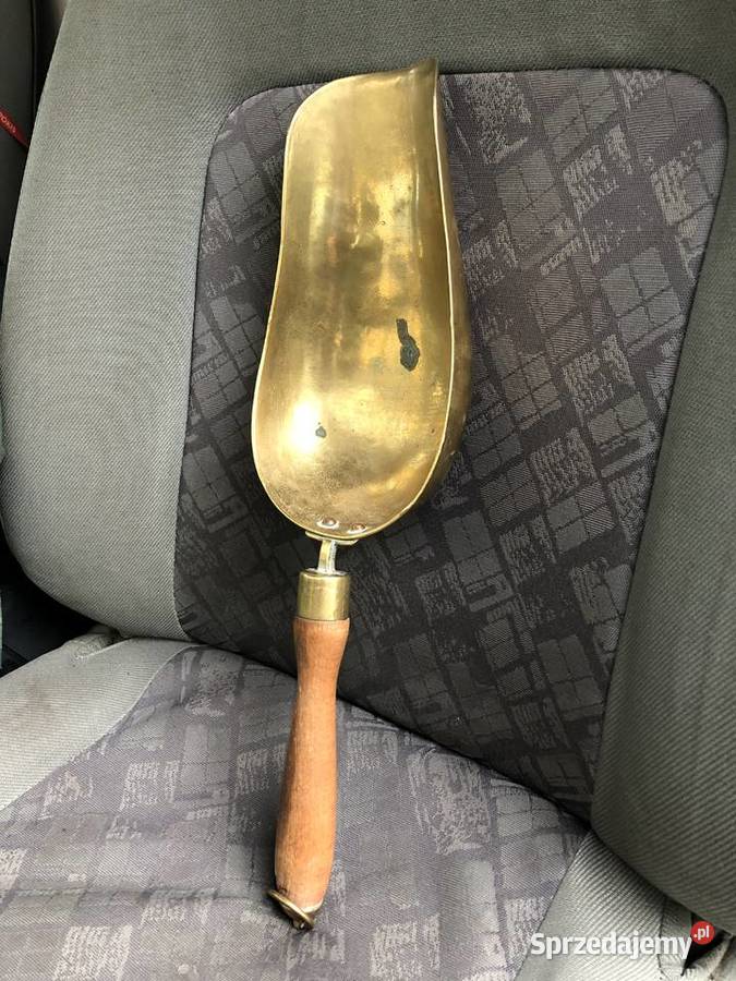 Duża ŁYŻKA NASYPKA SZUFLA SZUFELKA MOSIĄDZ Łowicz