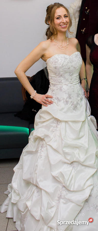 Suknia ślubna ecru 38 Verise Caprice bolerko Szczecin