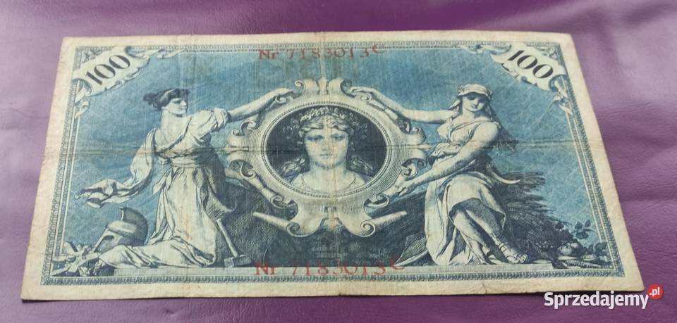 Banknot Niemcy 100 Marek 1907 Poszukiwany Rzadki Pruszków