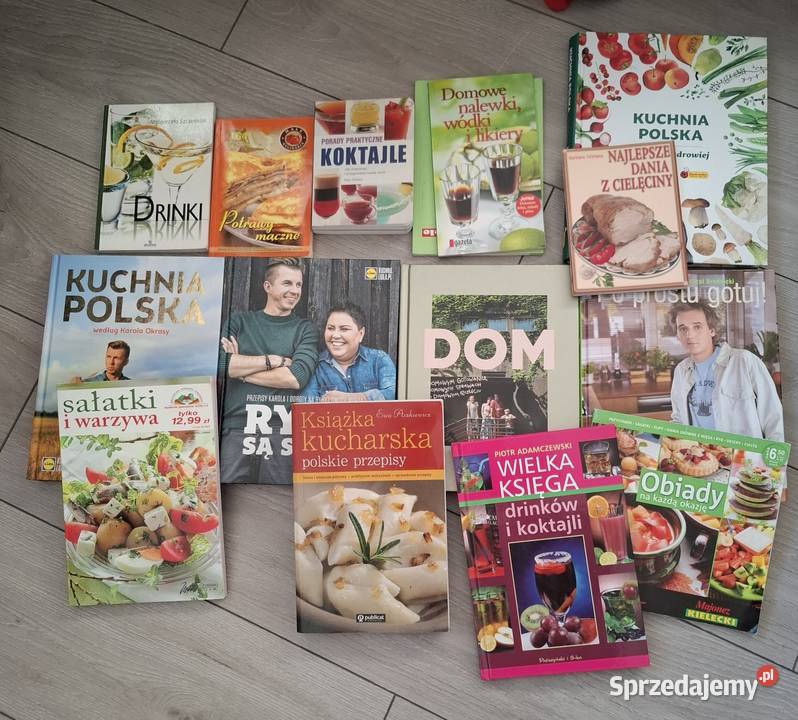 Ksiażki kucharskie zestaw Kajetany