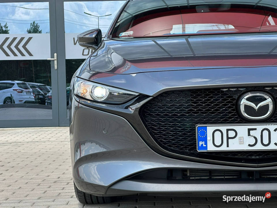 Mazda 3 Salon 8xAlu Kamera Navi LED HeadUp 51676km 3 opolskie Kąty Opolskie