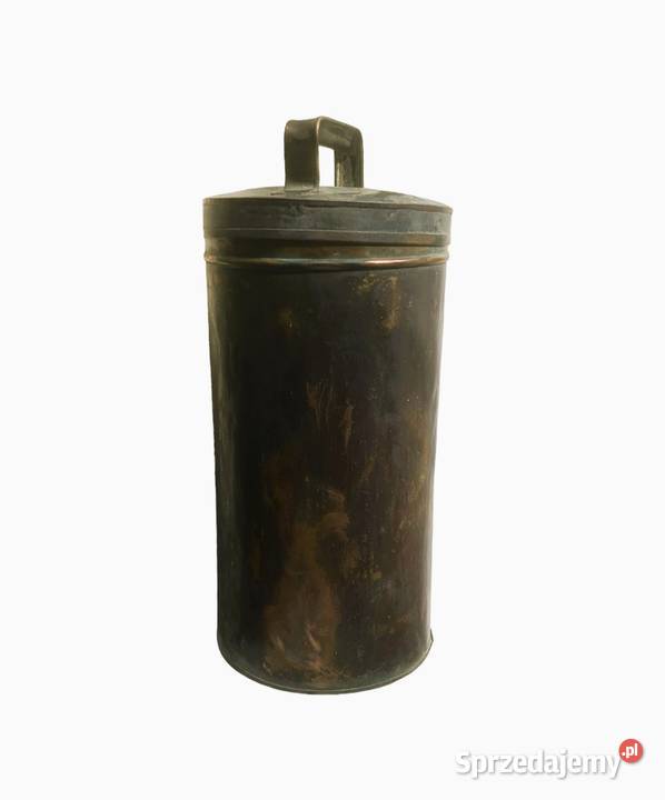 Wojskowa puszka miedziana bez oznaczeń Warszawa