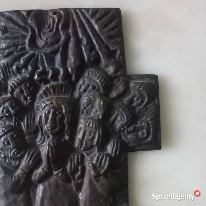 Płaskorzeźba krzyż ścienny scena biblijna Toruń