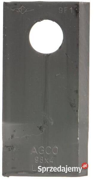 Nożyk kosiarki rotacyjnej lewy 98x48x4 mm otwór Kamionna