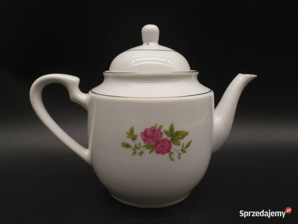 Kultowy DzbanekImbryk w Róże Chińska Porcelana