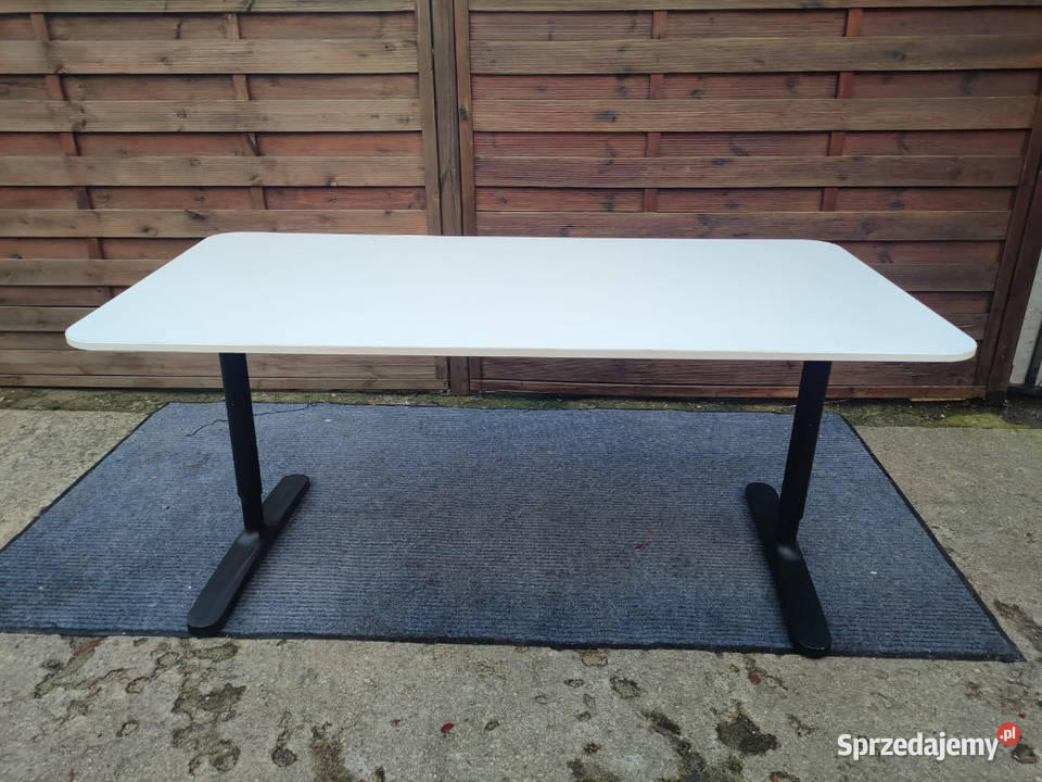 Biurko IKEA Bekant 160x80 regulowane Dostępne 7 Biurka mazowieckie Warszawa sprzedam