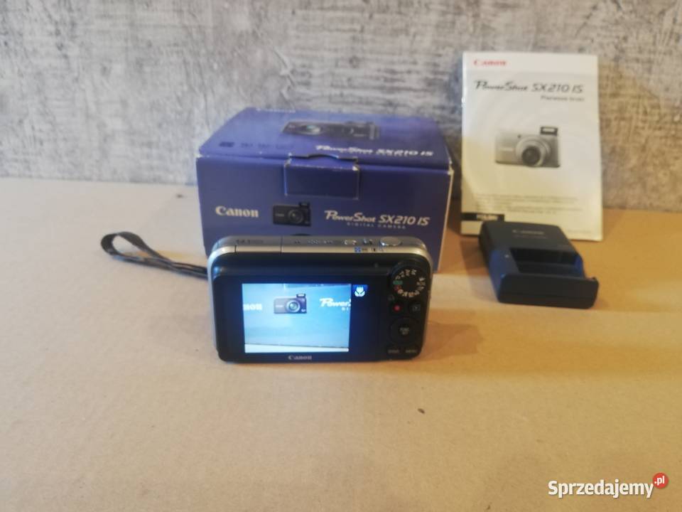 Aparat CANON PowerShot SX210 IS Fotografia i Optyka Łódź sprzedam