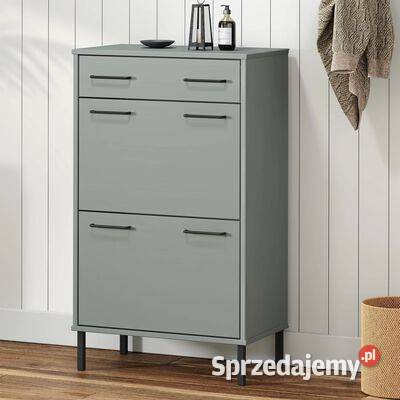 vidaXL Szafka na buty OSLO metalowe nóżki szara Warszawa