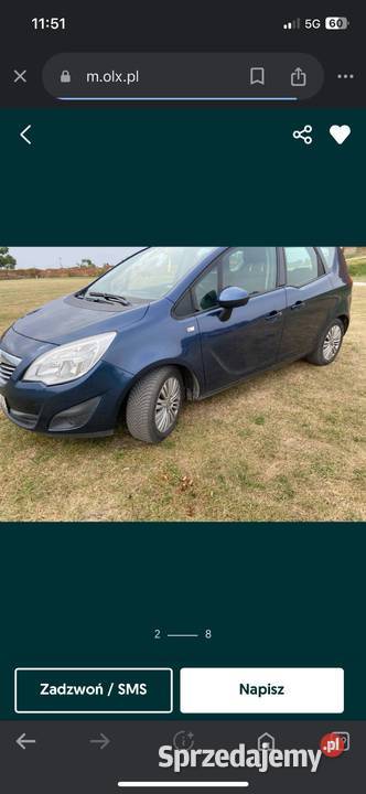Opel Meriva 2011 13 d Ruszkowo