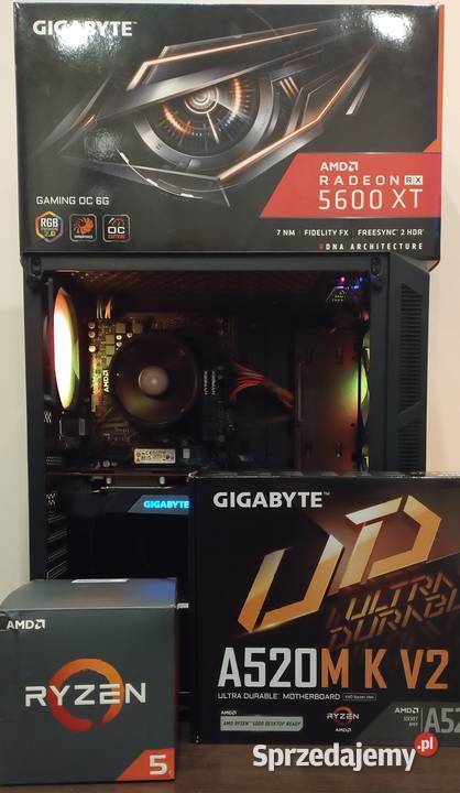 Komputer Gamingowy Ryzen 5 2600 RX 5600 XT 6GB Ostrów Wielkopolski