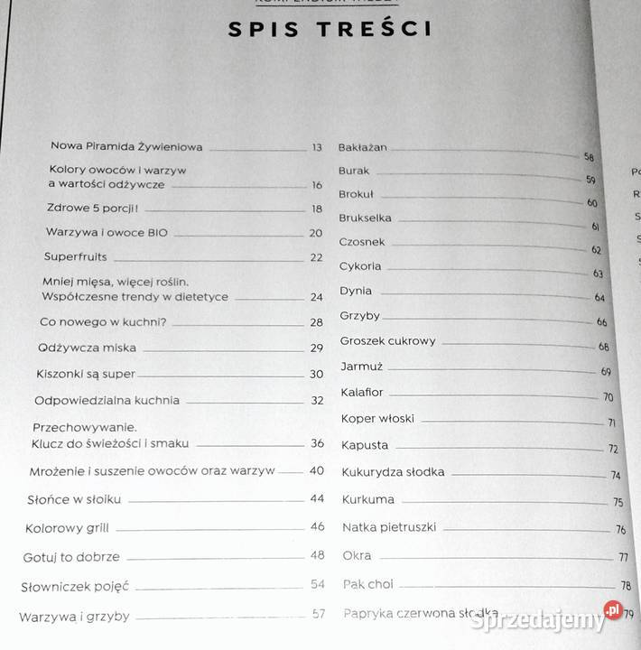 Jeść zdrowiej Warzywa i owoce Karol Okrasa Lidl Rok wydania 2018 Chełm