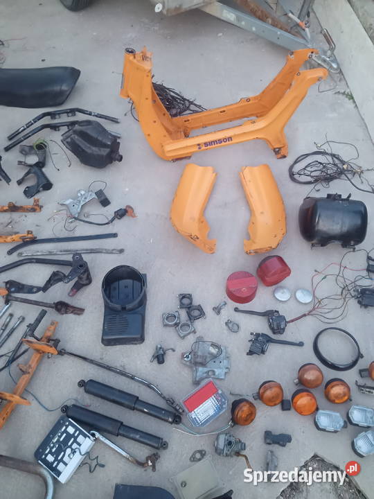 Simson części sr50 nieuszkodzony Motocykle, skutery, quady Błotnowola