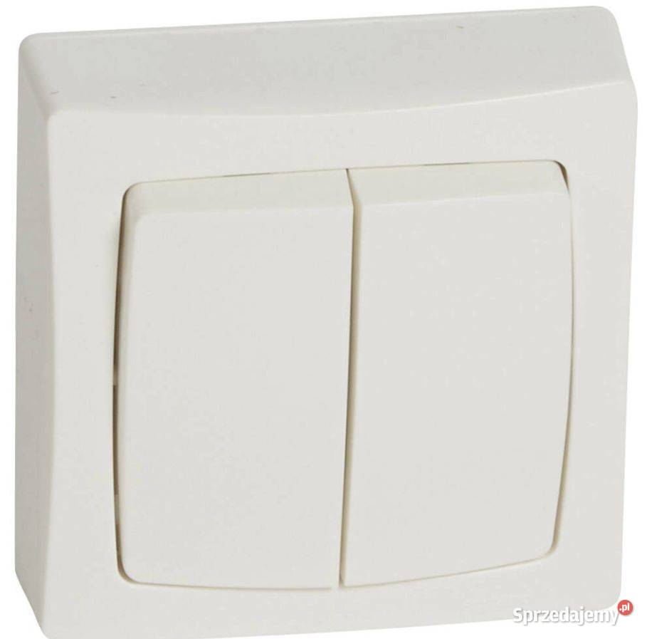 OTEO Łącznik schodowy podwójny BIAŁY komplet