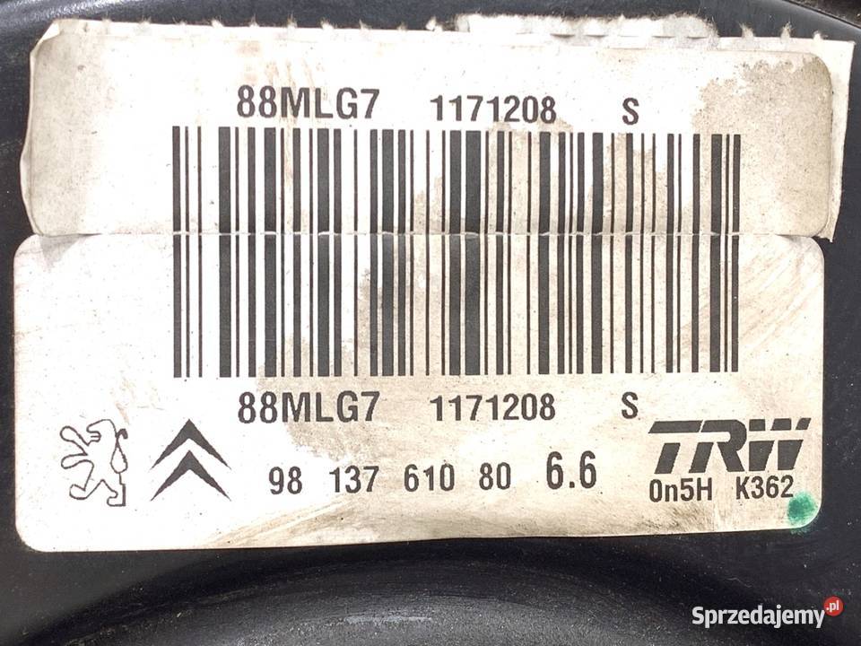 SERWO HAMULCOWE OPEL CROSSLAND 9813761080 Wspomaganie hamulca