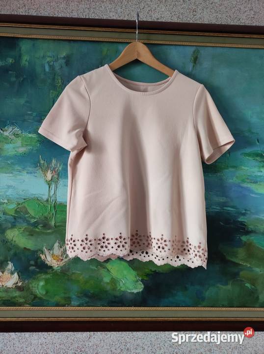 ażurowa haftowana elegancka wizytowa bluzka sprzedam