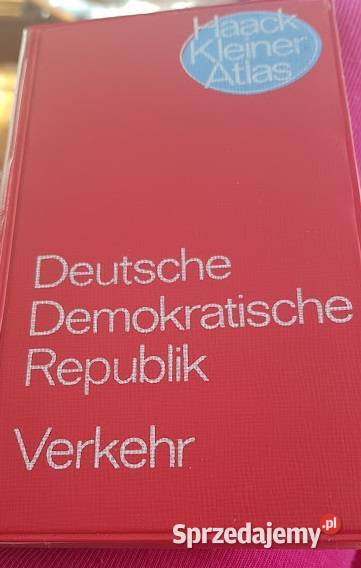 Haack Kleiner	Atlas 1977 DDR Mapy i przewodniki lubuskie Zielona Góra