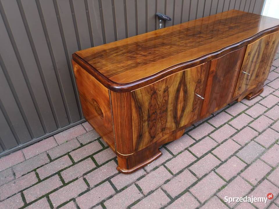 Komoda ARTDECO Orzech Niska Stara Antyk Politura Swarzędz sprzedam