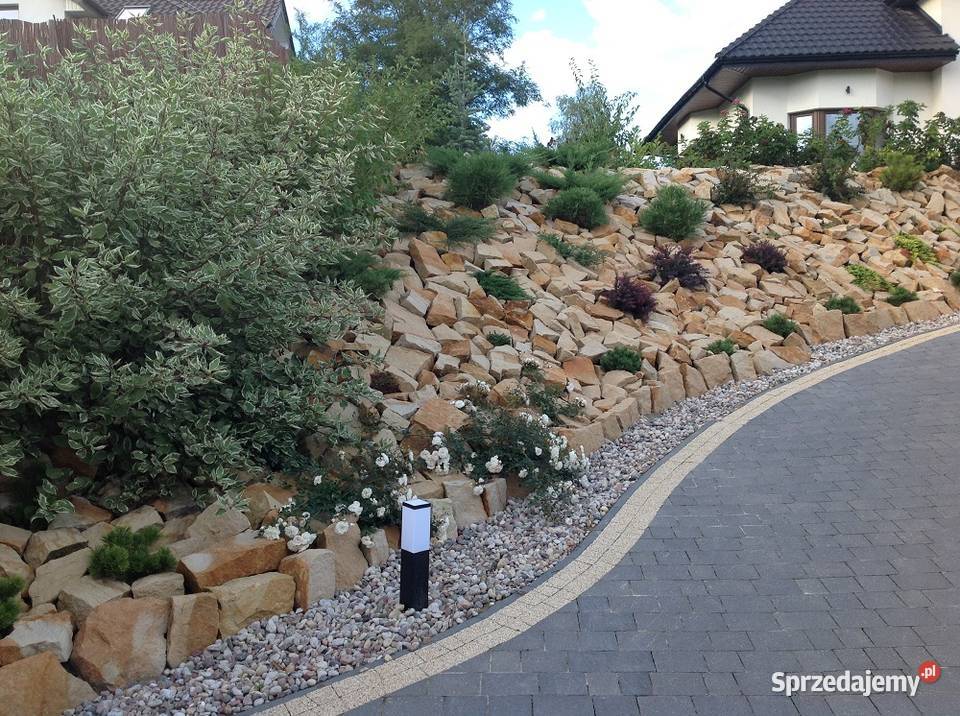 Kamień naturalny ogrodowy do ogródka na skarpy Pozostałe łódzkie Radomsko