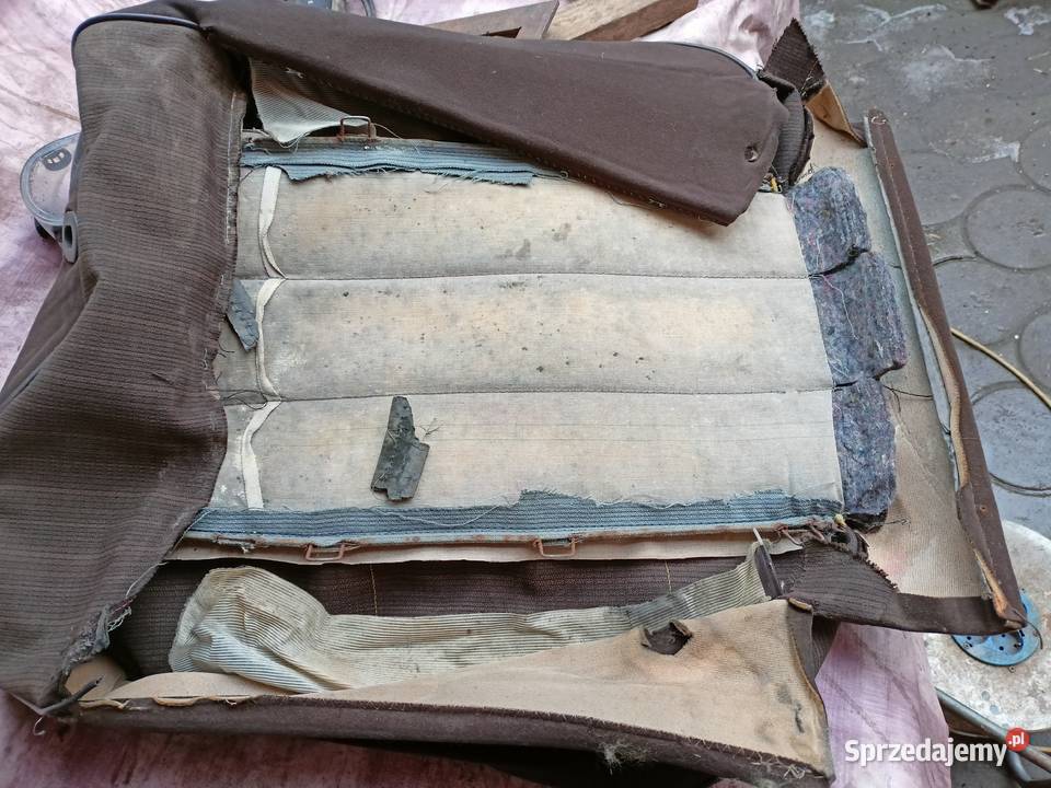 Mercedes W124 brązowy fotel materiał na oparcie Skarżysko-Kamienna