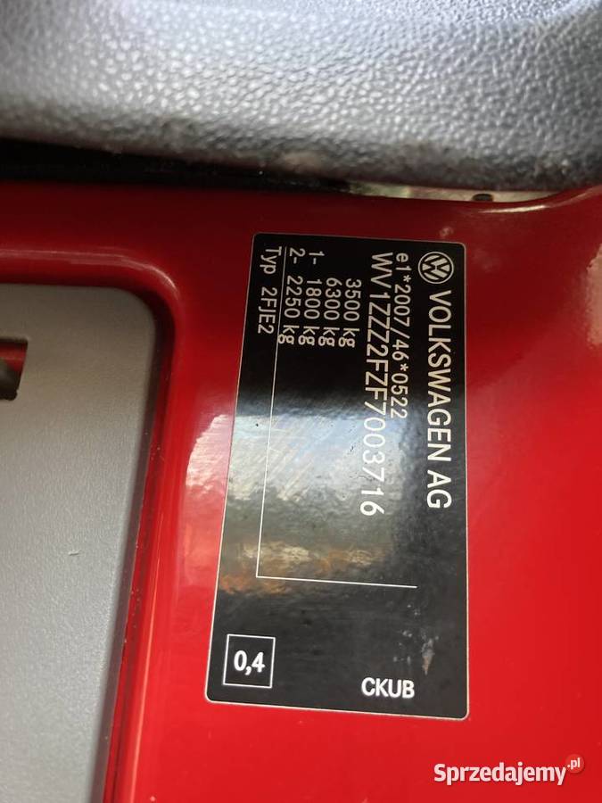 Volkswagen Crafter 20 TDI 163 serwisie Kosakowo sprzedam