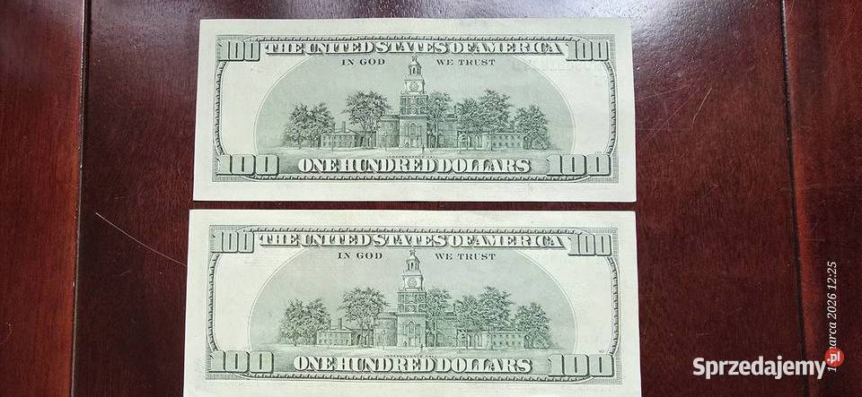 100 dolarów usa Warszawa